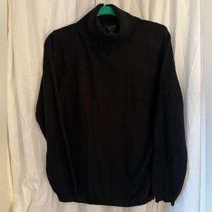 Charter Club Luxury 100% cashmere black long sleeve turtleneck sweater